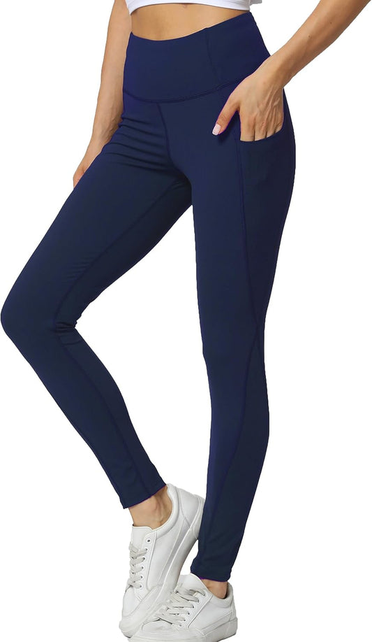 Kcutteyg Yoga Pants for Women with Pockets High Waisted Leggings Workout Sports Running Athletic Pants