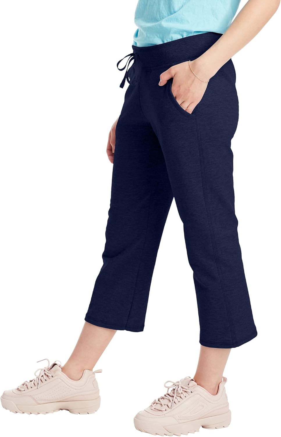 Hanes Women's Sweatpants, French Terry Capris, Women's Capri Joggers