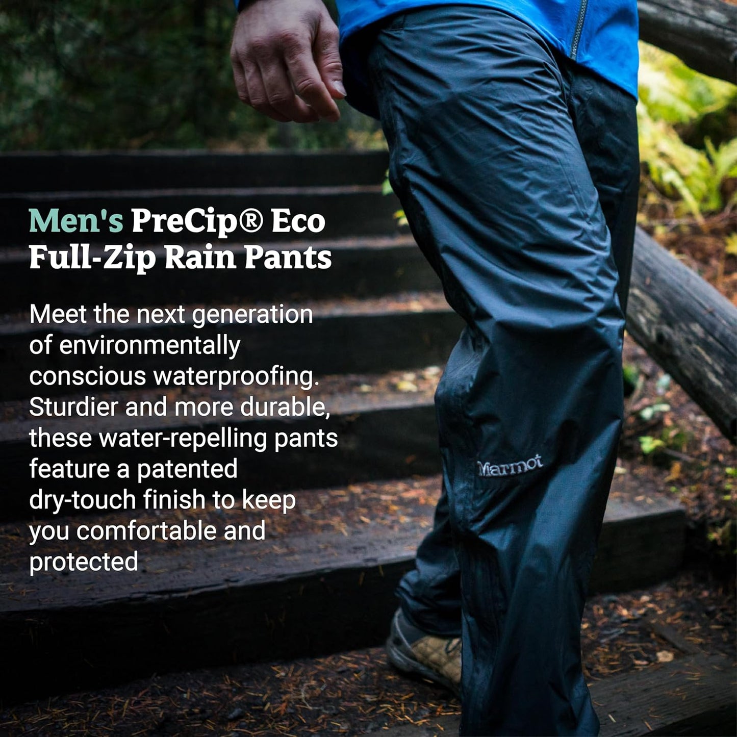 MARMOT Men's Precip Eco Full Zip Pants