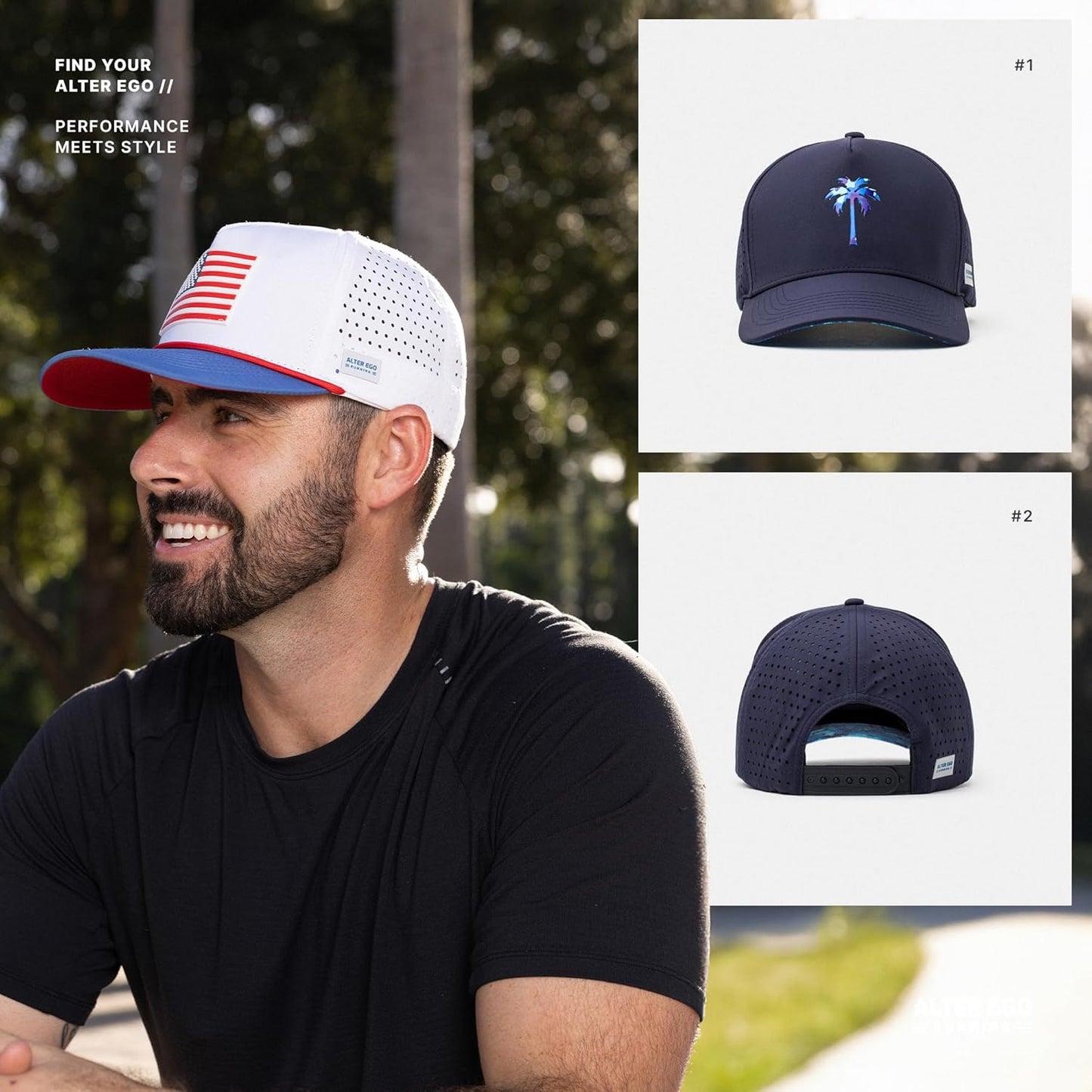 Alter Ego Coaster Splash Running Hat – Lightweight, Water Repellent, Men & Women