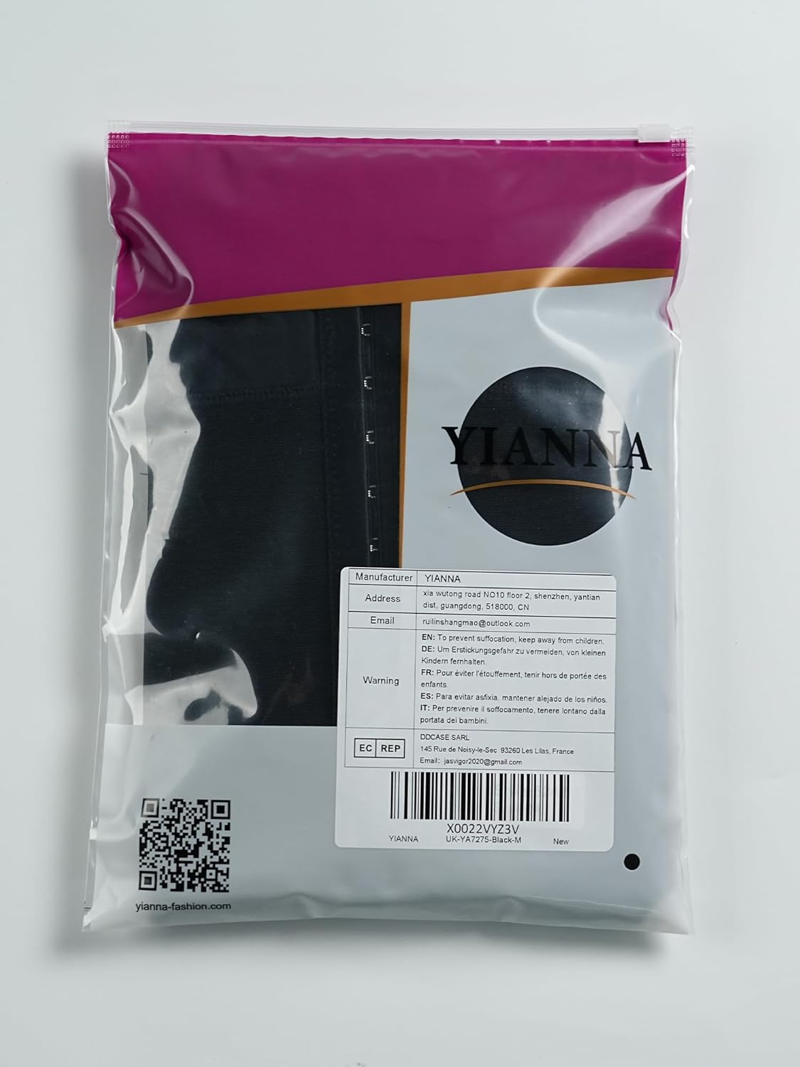 YIANNA Fajas Colombianas Shapewear for Women Tummy Control Post Surgery Full Body Shaper Butt Lifter with Zipper Crotch