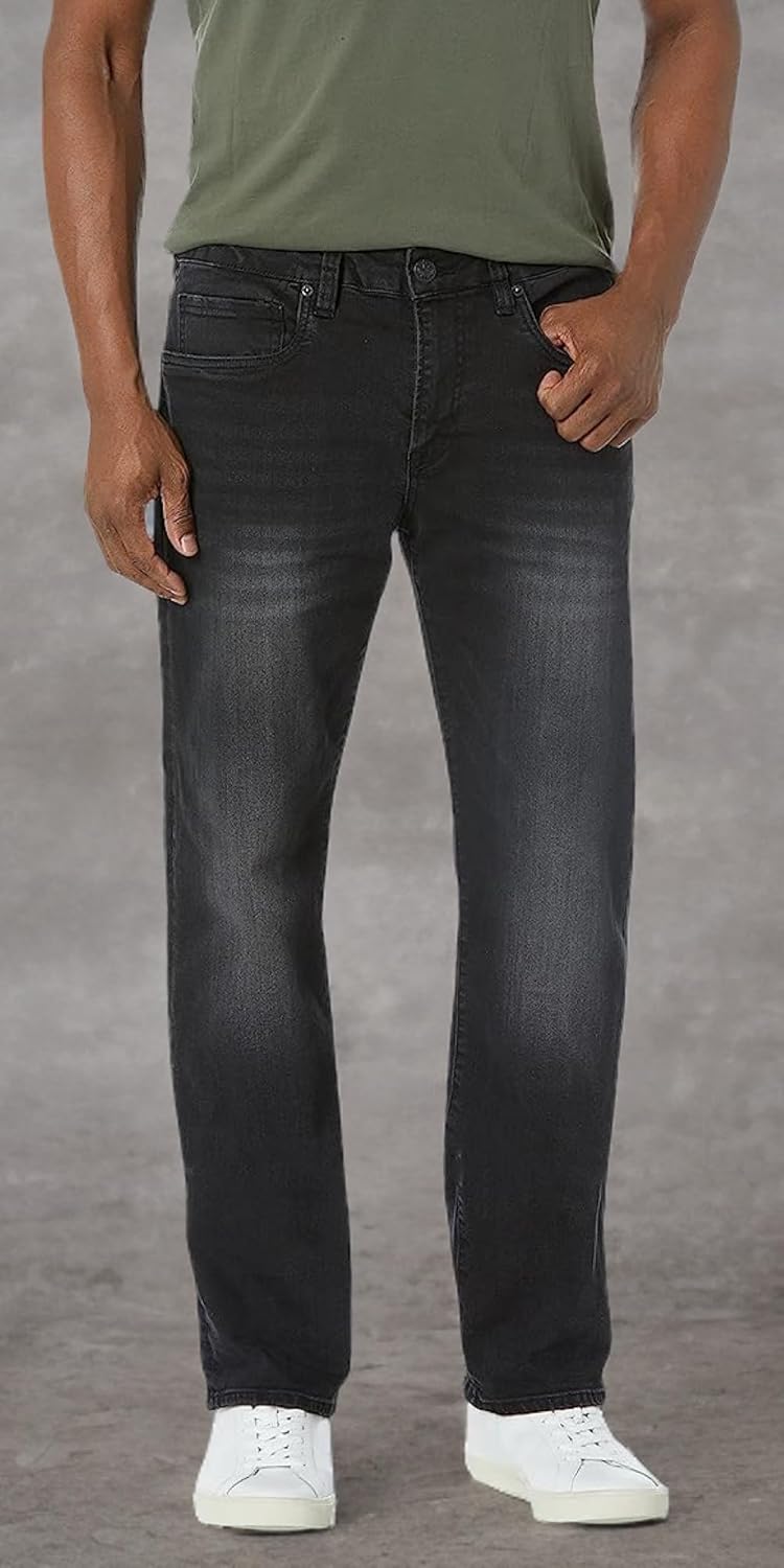 Buffalo David Bitton Men's Straight Six Jeans