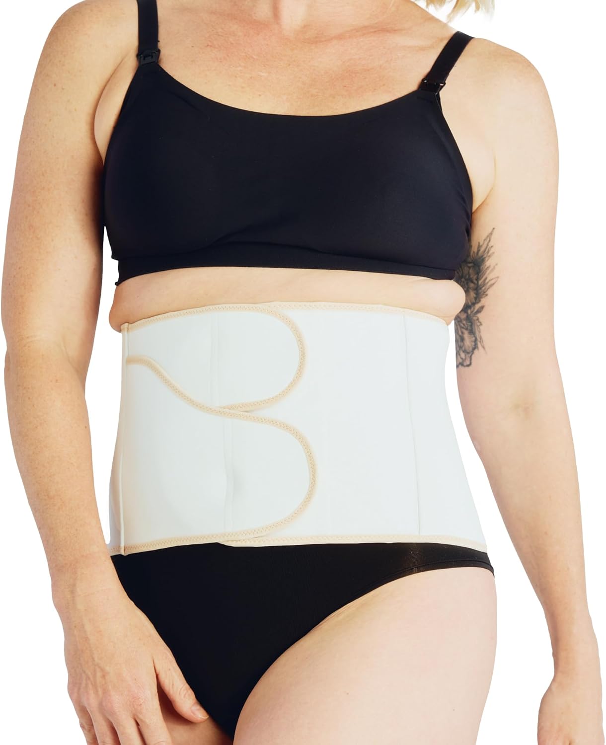 Belly Bandit BFF Postpartum Belly Wrap - Adjustable Abdominal Wrap for Post Pregnancy Recovery - Corset-Inspired Design for Waist, Core, & Back Support for C-Section or Natural Birth