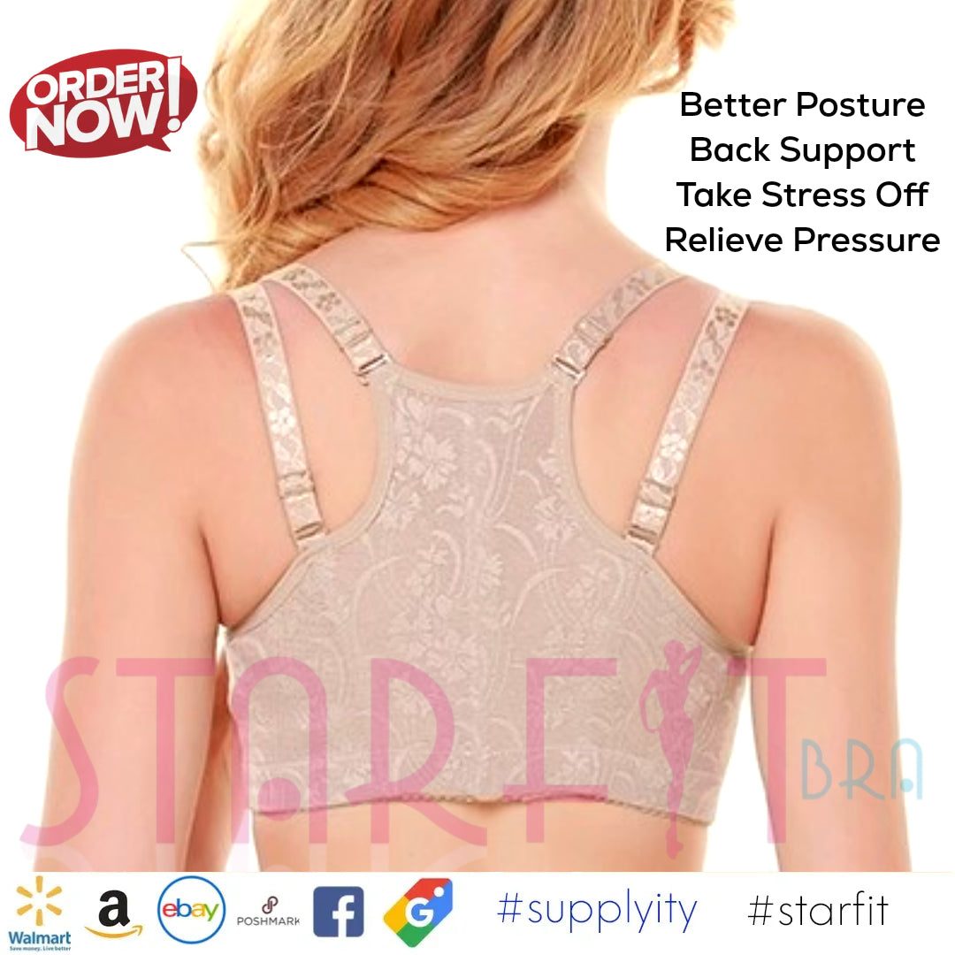 Starfit Women Push Up Cleavage Back Support Posture Corrector Fashion Magic Bra