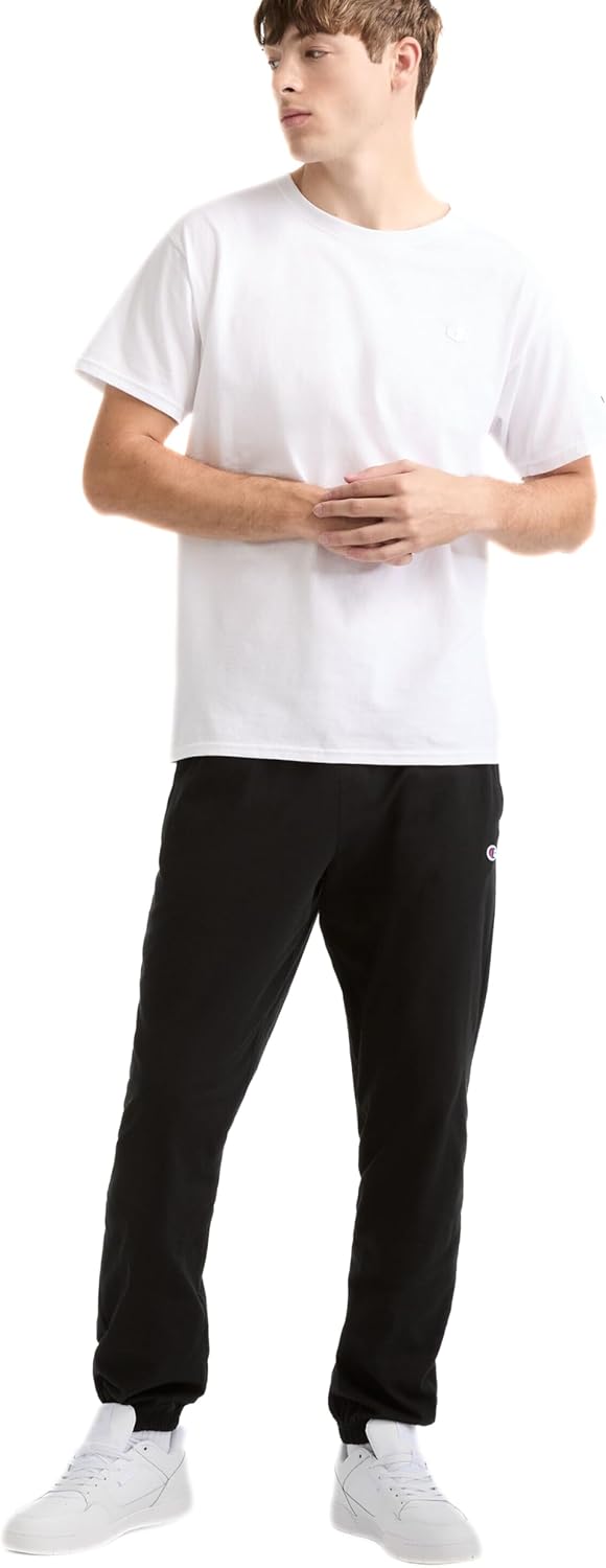 Champion Men's Pants, Everyday Cotton, Lightweight Lounge, Knit Pants for Men (Reg. Or Big & Tall)