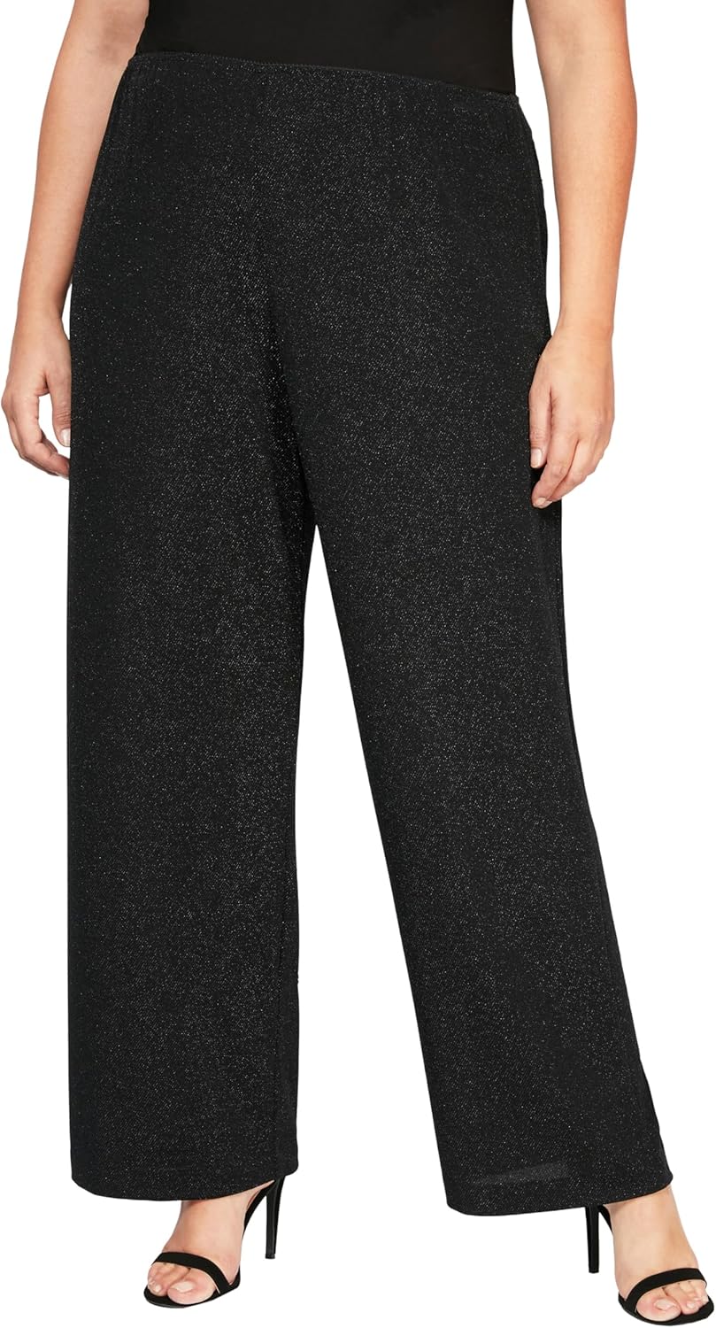 Alex Evenings Women's Straight Leg Dress Pant (Plus Petite Sizes)