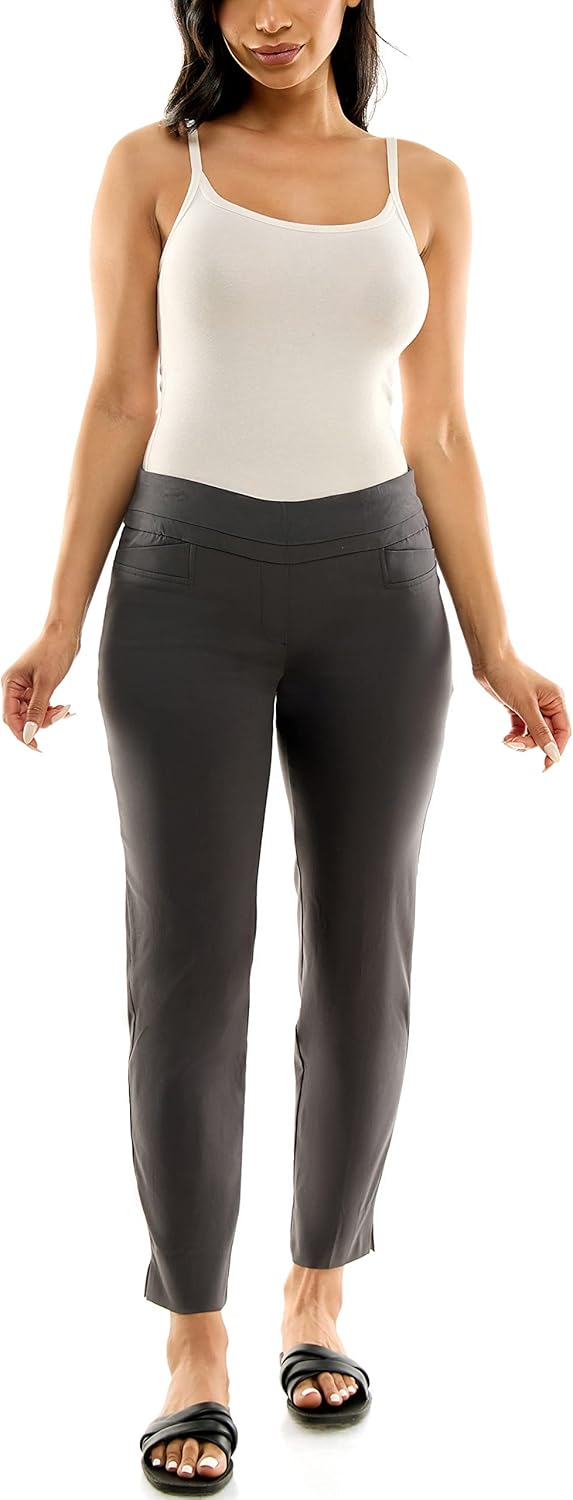 Zac & Rachel Women's Pull-on Ankle Length Pants with Millennium Fabric