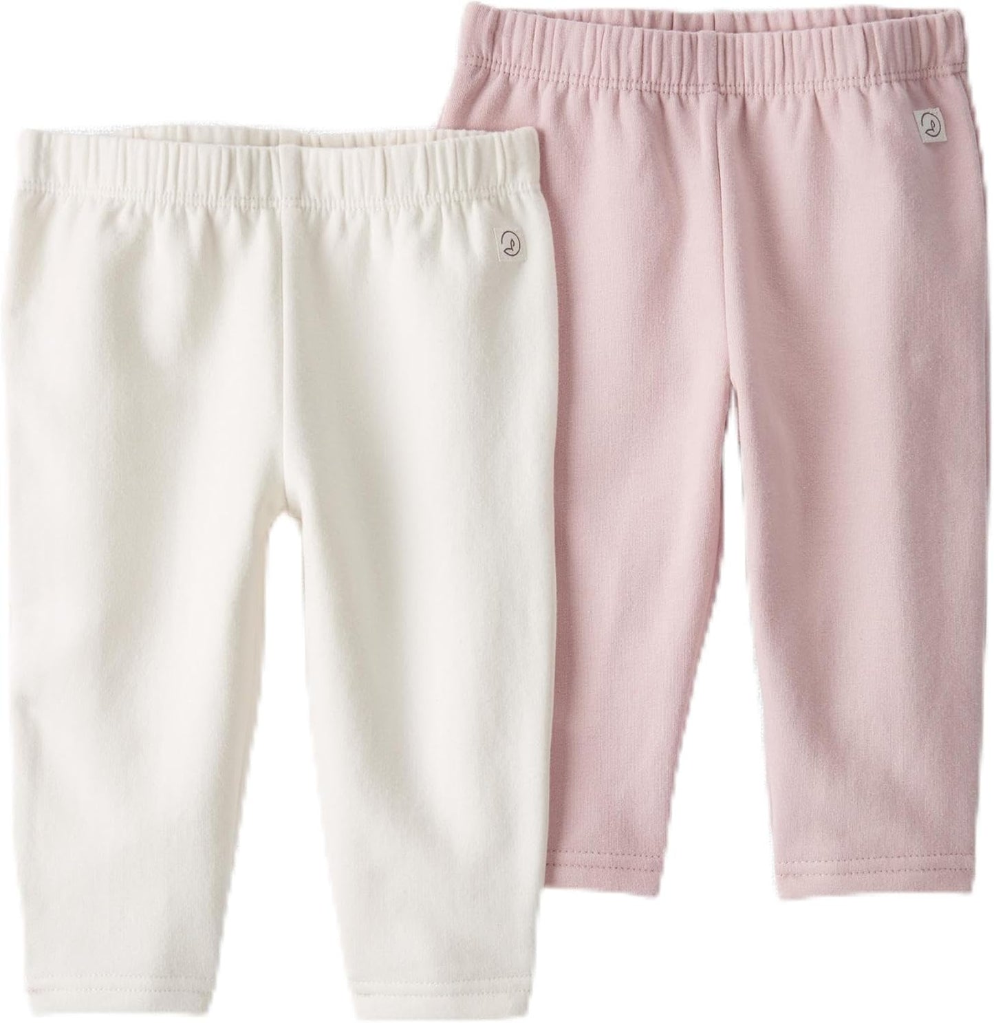 little planet by carter's Baby 2-Pack Terry Pants Made with Organic Cotton