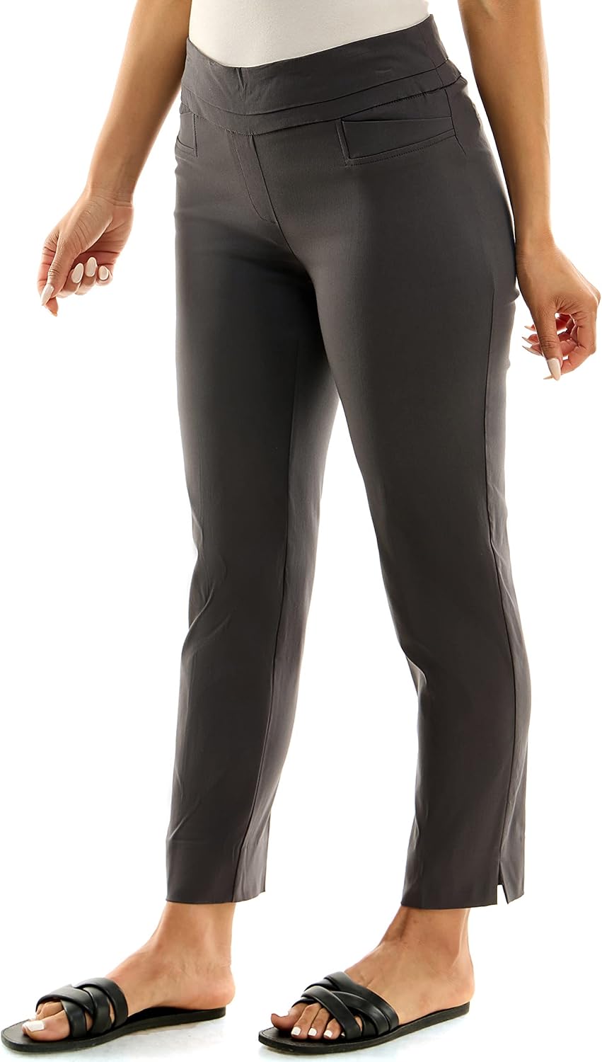 Zac & Rachel Women's Pull-on Ankle Length Pants with Millennium Fabric