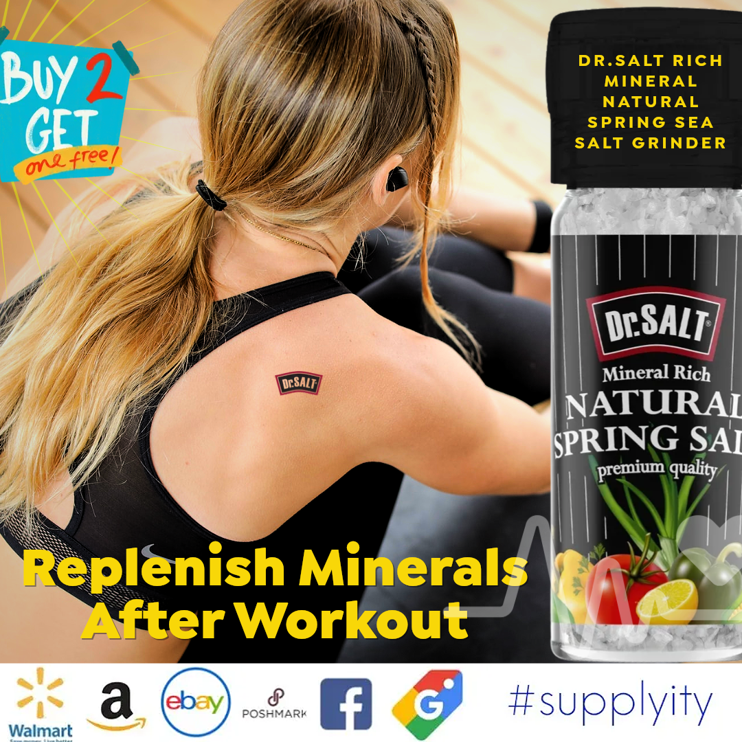 Dr.Salt Rich Mineral Doğal Kaynak Deniz Tuzu Değirmeni Küçük 4 oz