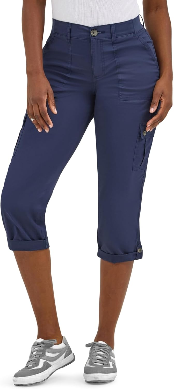 Lee womens Ultra Lux Comfort With Flex-to-go Cargo Capri Pant