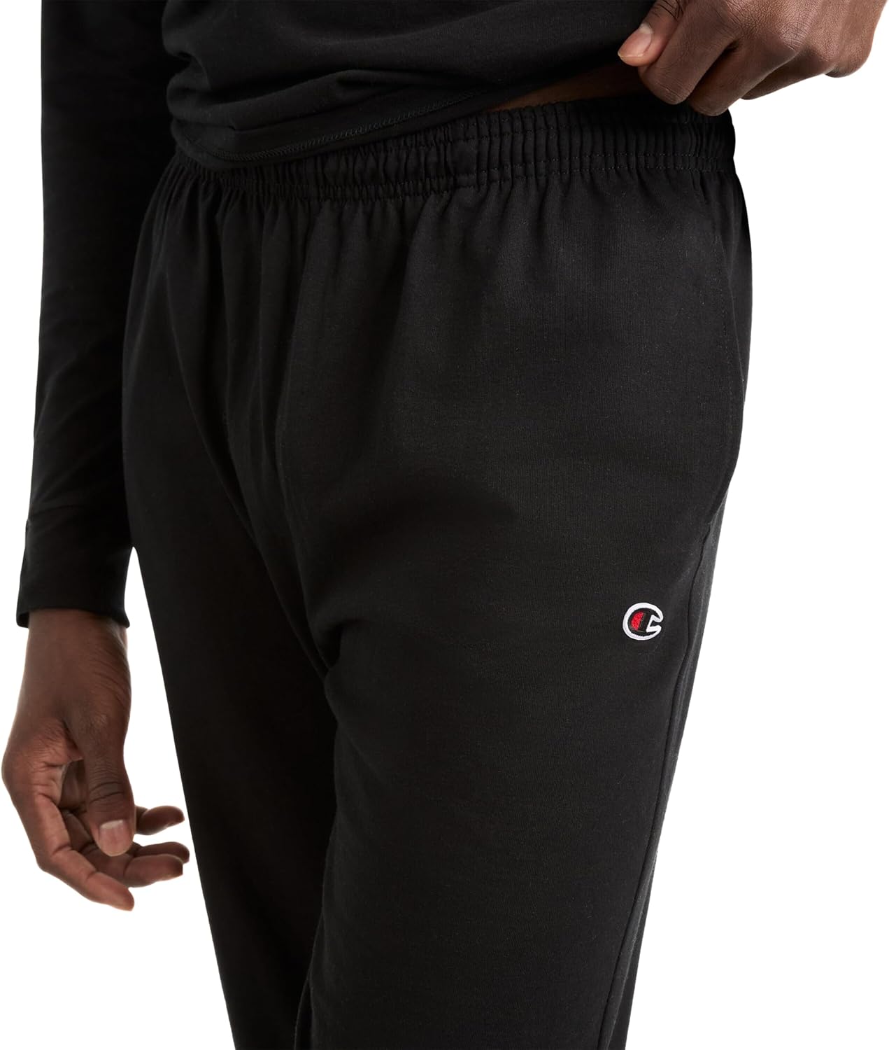Champion Men's Joggers, Everyday Cotton, Lightweight Lounge Knit Pants for Men, 31"