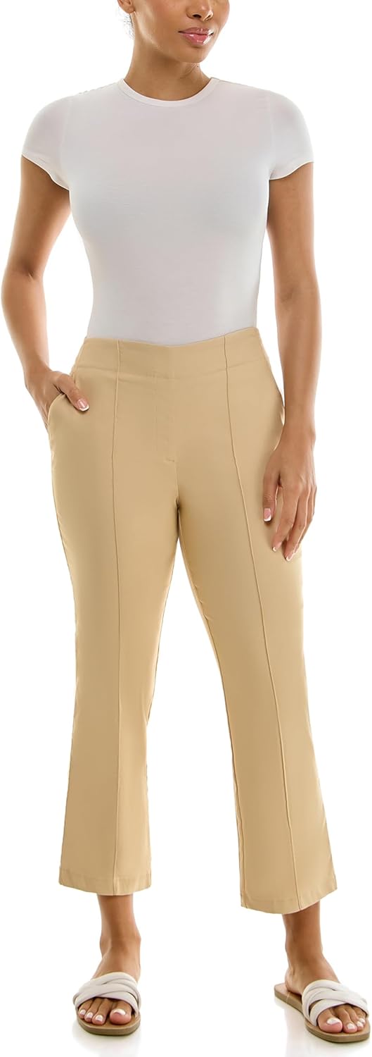 Nanette Nanette Lepore Women's Pull on Freedom Stretch Pant with Faux Pocket Detail