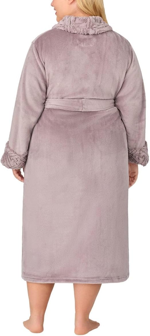 Carole Hochman Women's Shawl Collar Plush Robe