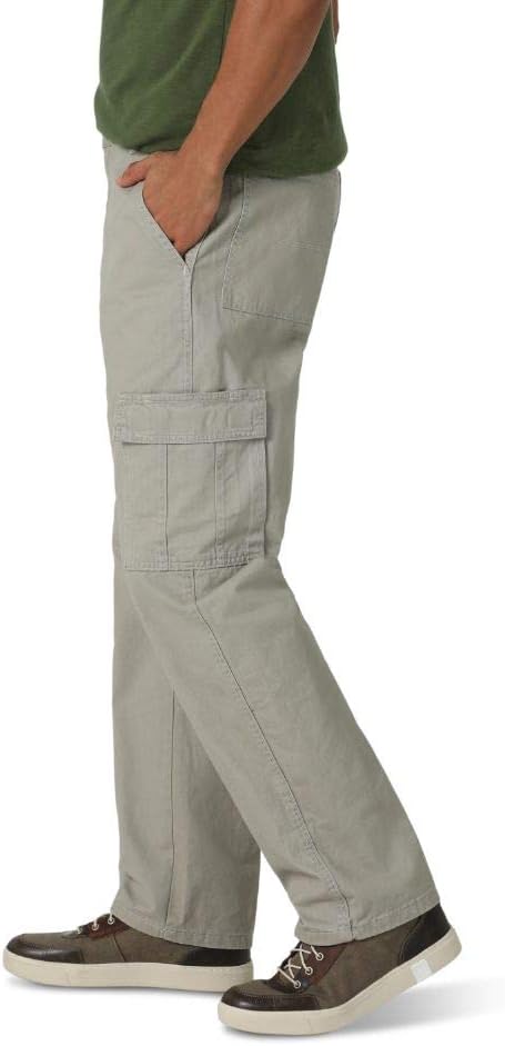 Wrangler Authentics Men's Twill Relaxed Fit Cargo Pant (Logan)