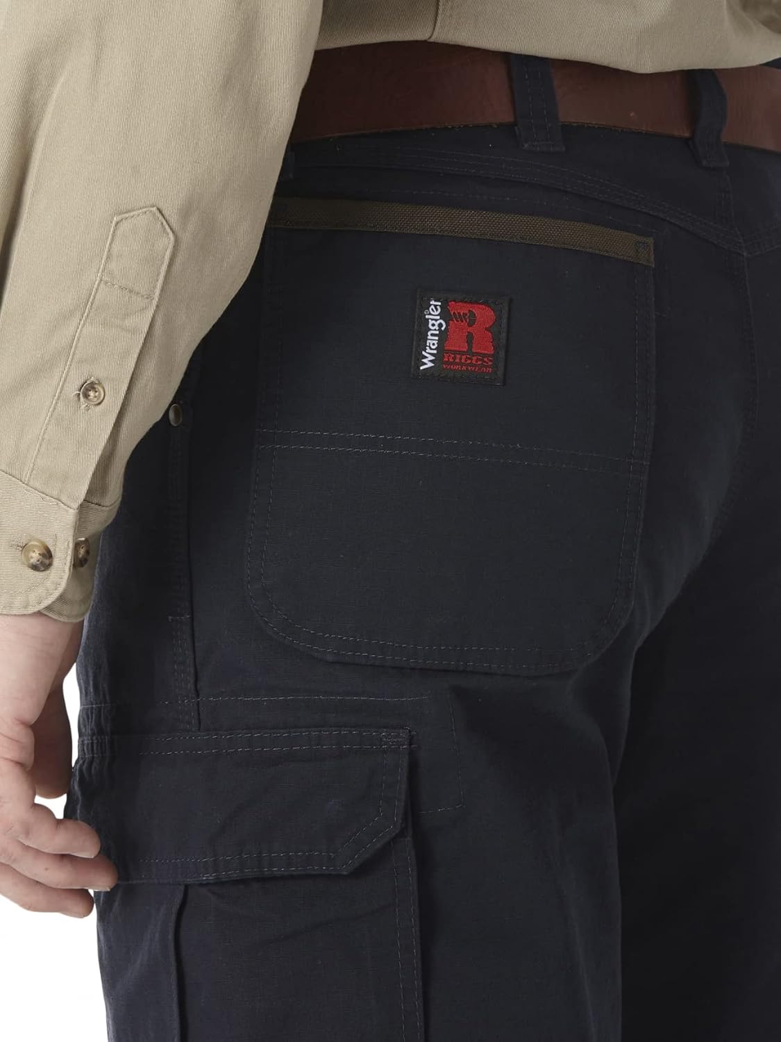 Wrangler Riggs Workwear Ripstop Ranger Relaxed FIT Pants (Black)