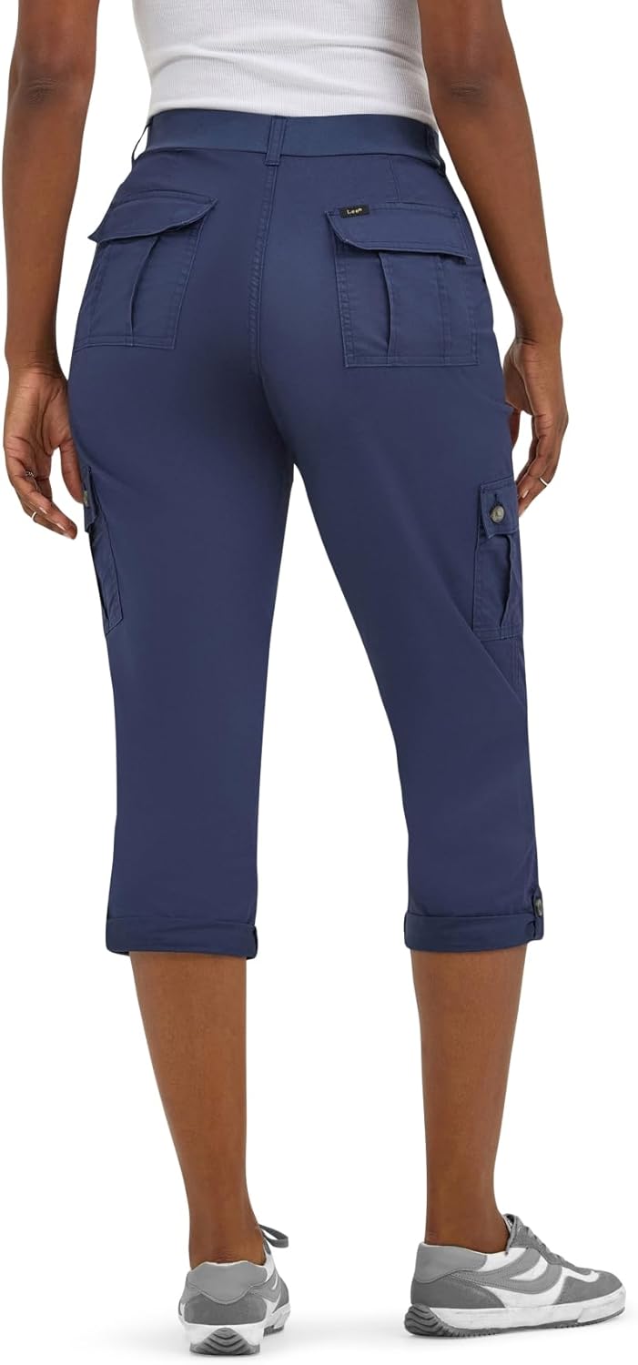 Lee womens Ultra Lux Comfort With Flex-to-go Cargo Capri Pant
