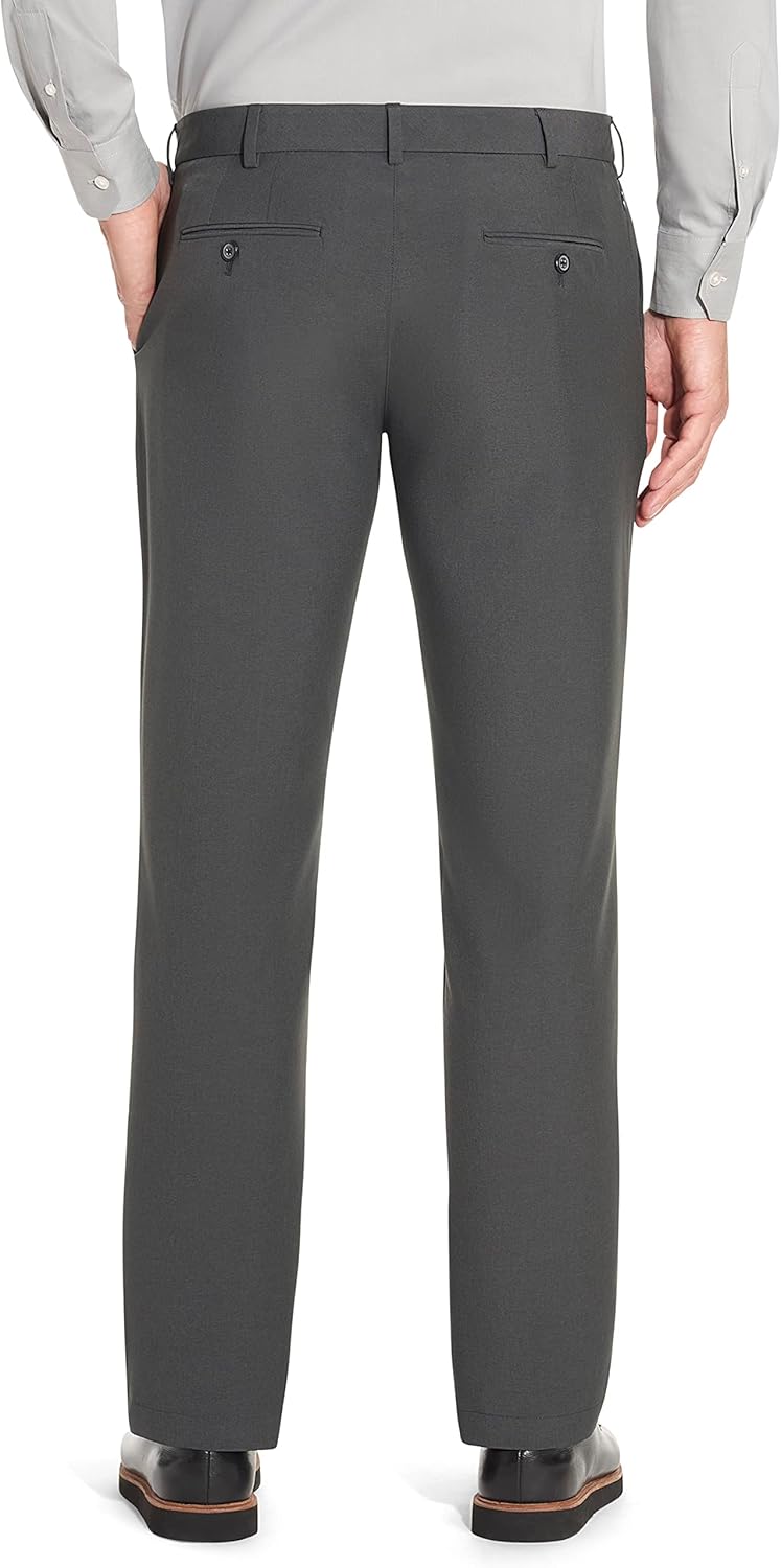 Van Heusen Men's Slim Fit Flex Flat Front Pant