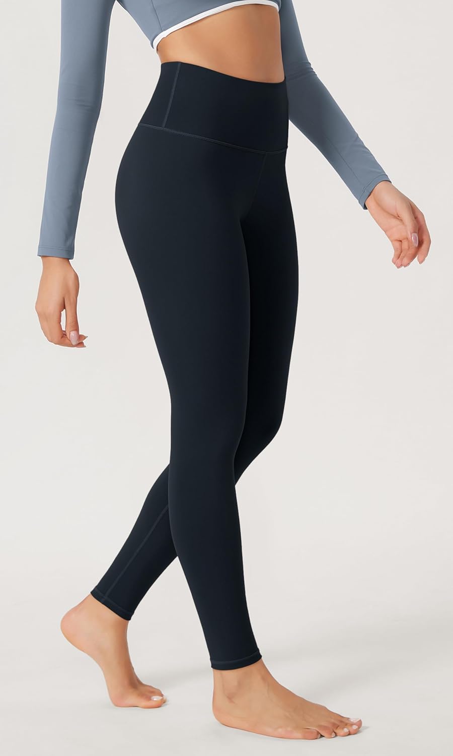 ODODOS Women's High Waist Workout Leggings Tummy Control Yoga Pants - 25" / 28" Inseam, ODLEX Fabric-Stretch, Squat Proof
