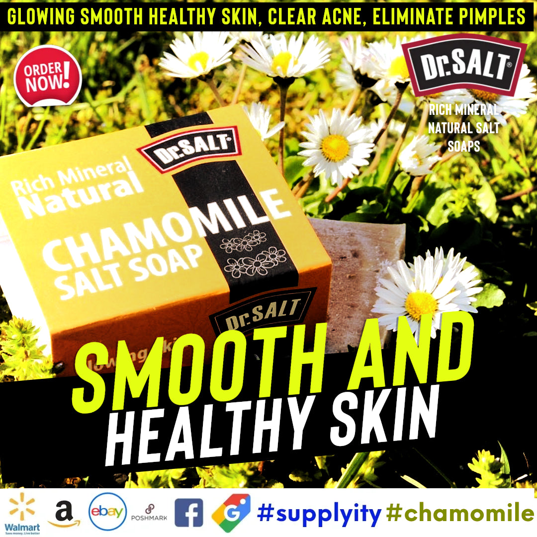 Dr.Salt Rich Mineral Natural Salt Soap (2 Bars) Deep Cleaning, Remove Skin Spots, Healthy