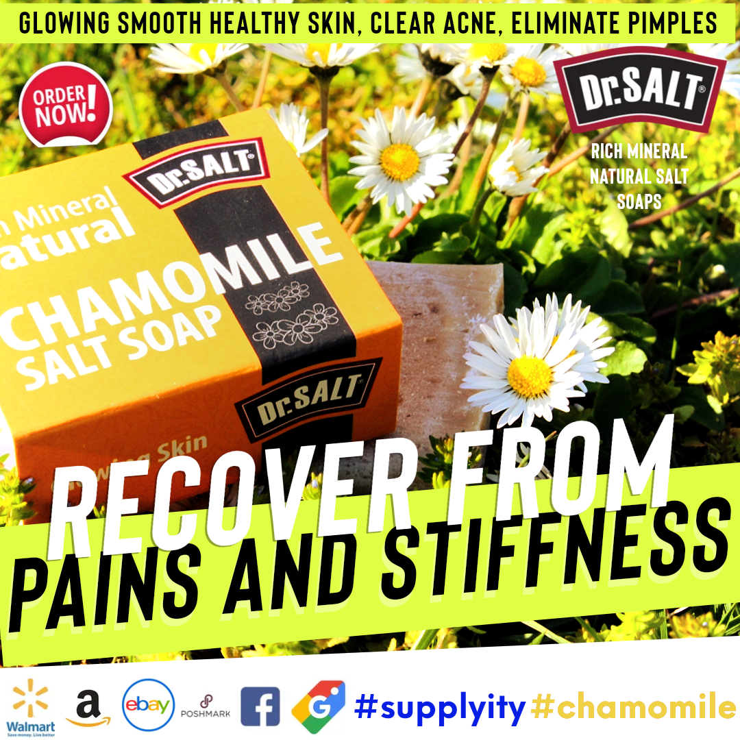Dr.Salt Rich Mineral Natural Salt Soap (2 Bars) Deep Cleaning, Remove Skin Spots, Healthy