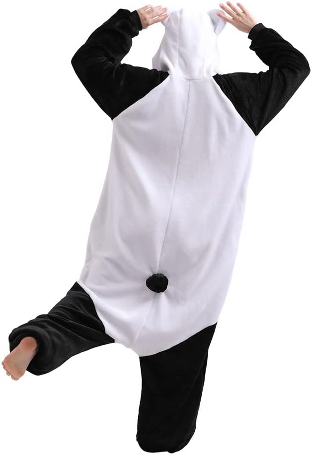 Unisex Adult Animal Cosplay One Piece Unisex Sleepwear Costume (ice,S)