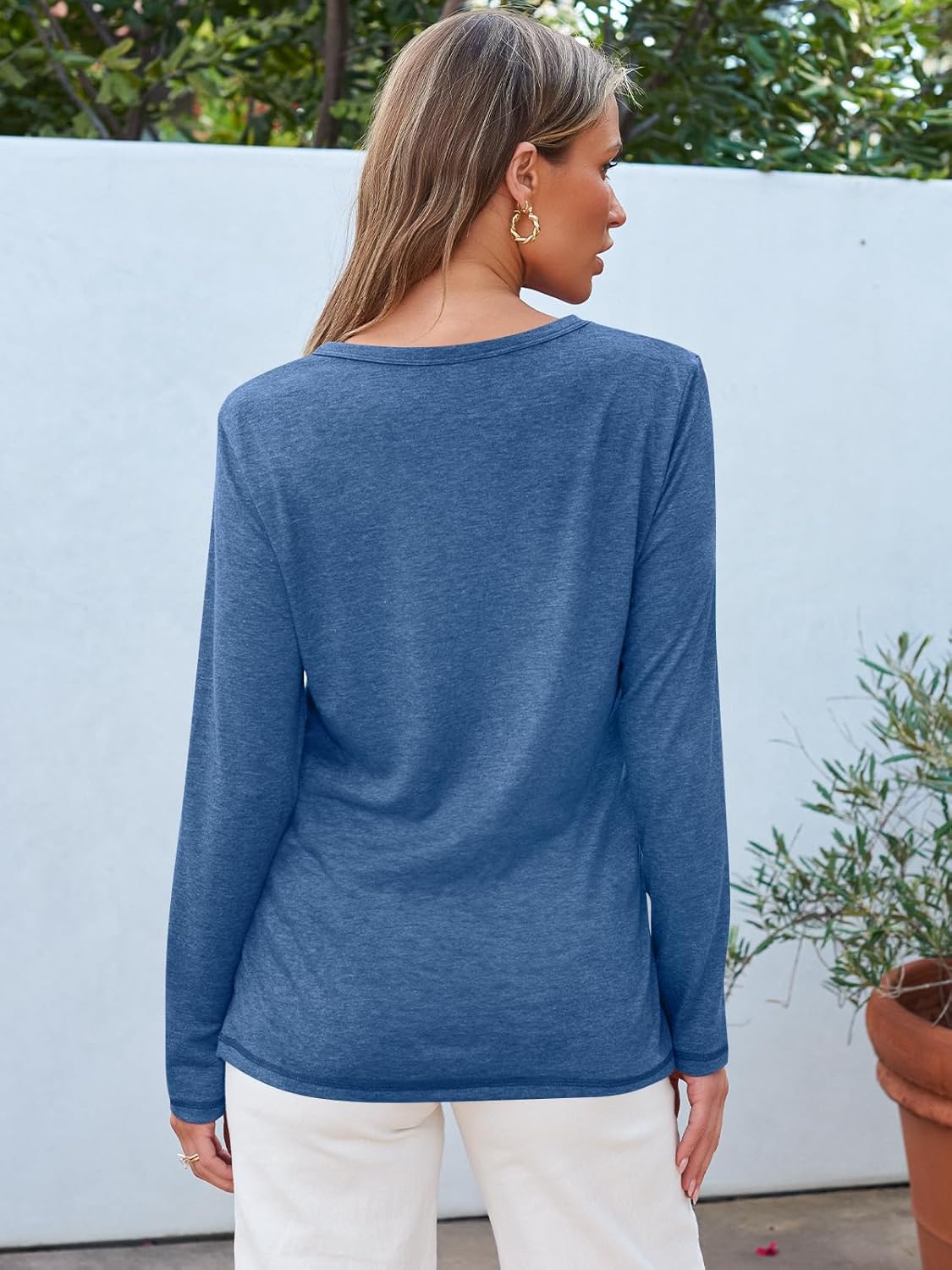 AUTOMET Long Sleeve Shirts for Women Business Casual Tops Fall Fashion Clothes Workout Plus Size Teacher School Outfits 2025