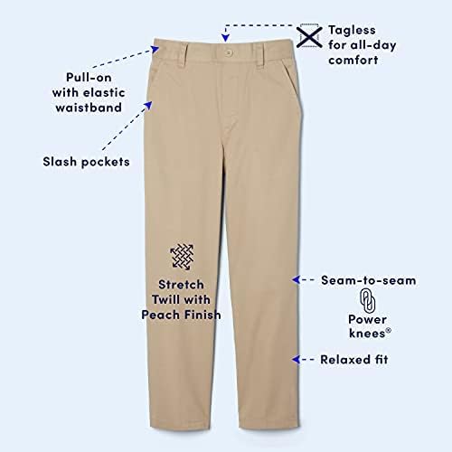 French Toast Boys Pull-on Relaxed Fit School Uniform Pant (Standard & Husky)