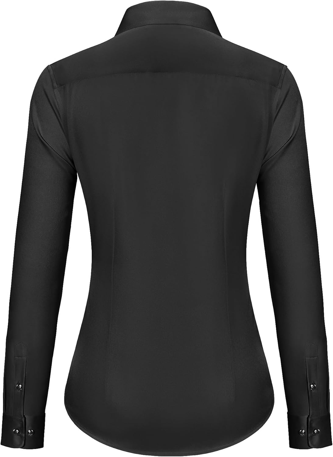 Button Down Shirts for Women Dress Shirts Collared Long Sleeve Fitted Work Blouse Wrinkle Free Tops