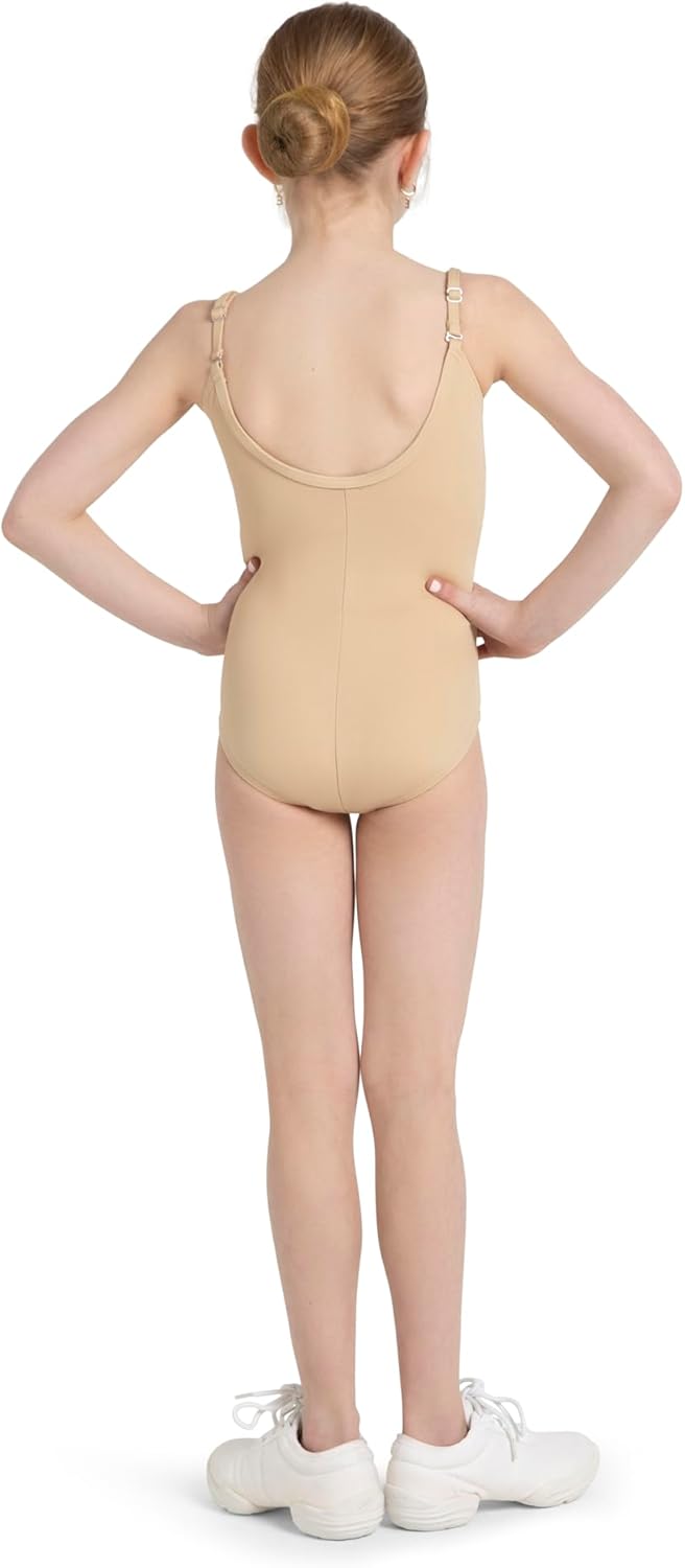 Capezio Girls' Team Basic Camisole Leotard with Adjustable Straps