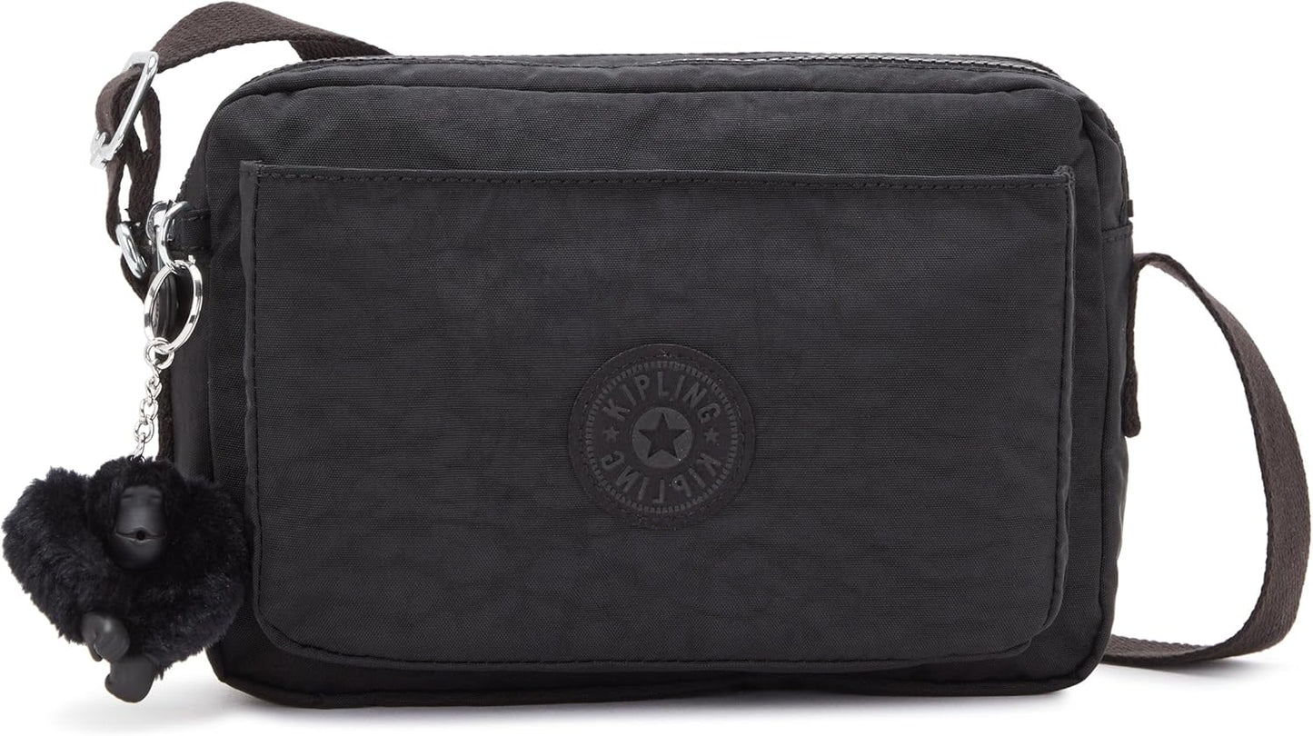 Kipling Women’s Abanu Medium Crossbody Bag, Lightweight, Adjustable Nylon Waist Pack with Multi-Compartment Zip Pockets