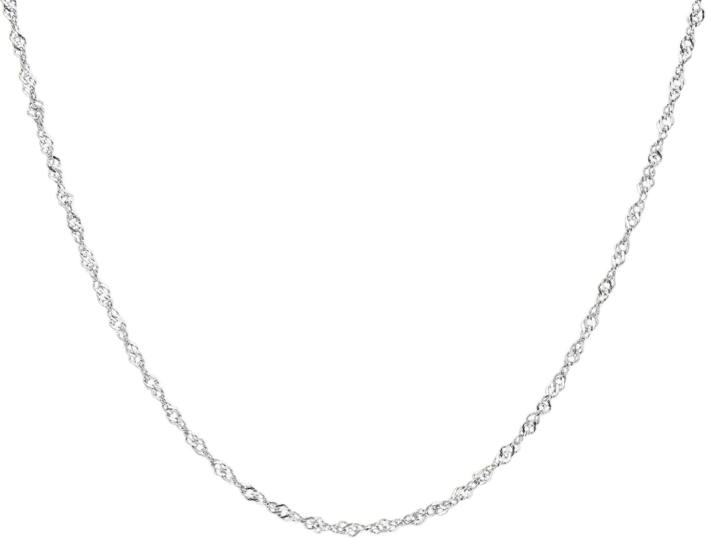 CAITLYNMINIMALIST Stackable Layering Adjustable Sterling Silver 18k Gold Chain Necklace for Women Essential Chain Collection