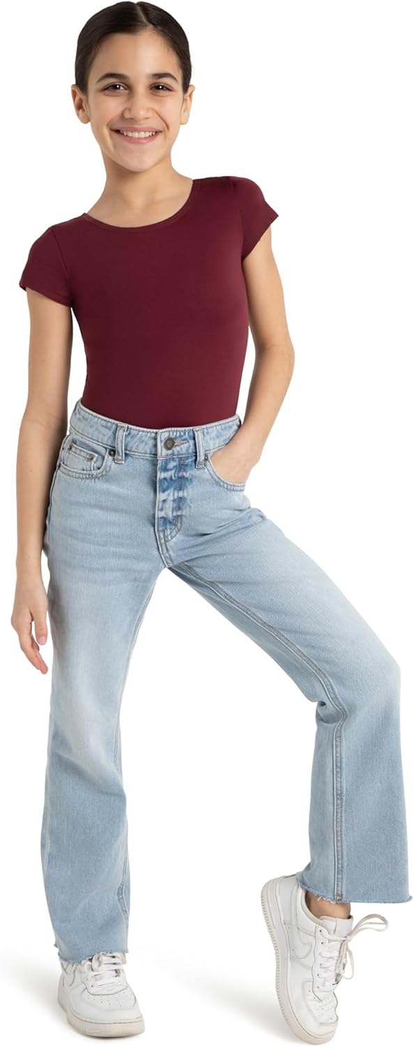 Capezio girls Short Sleeve Leotard - Girls