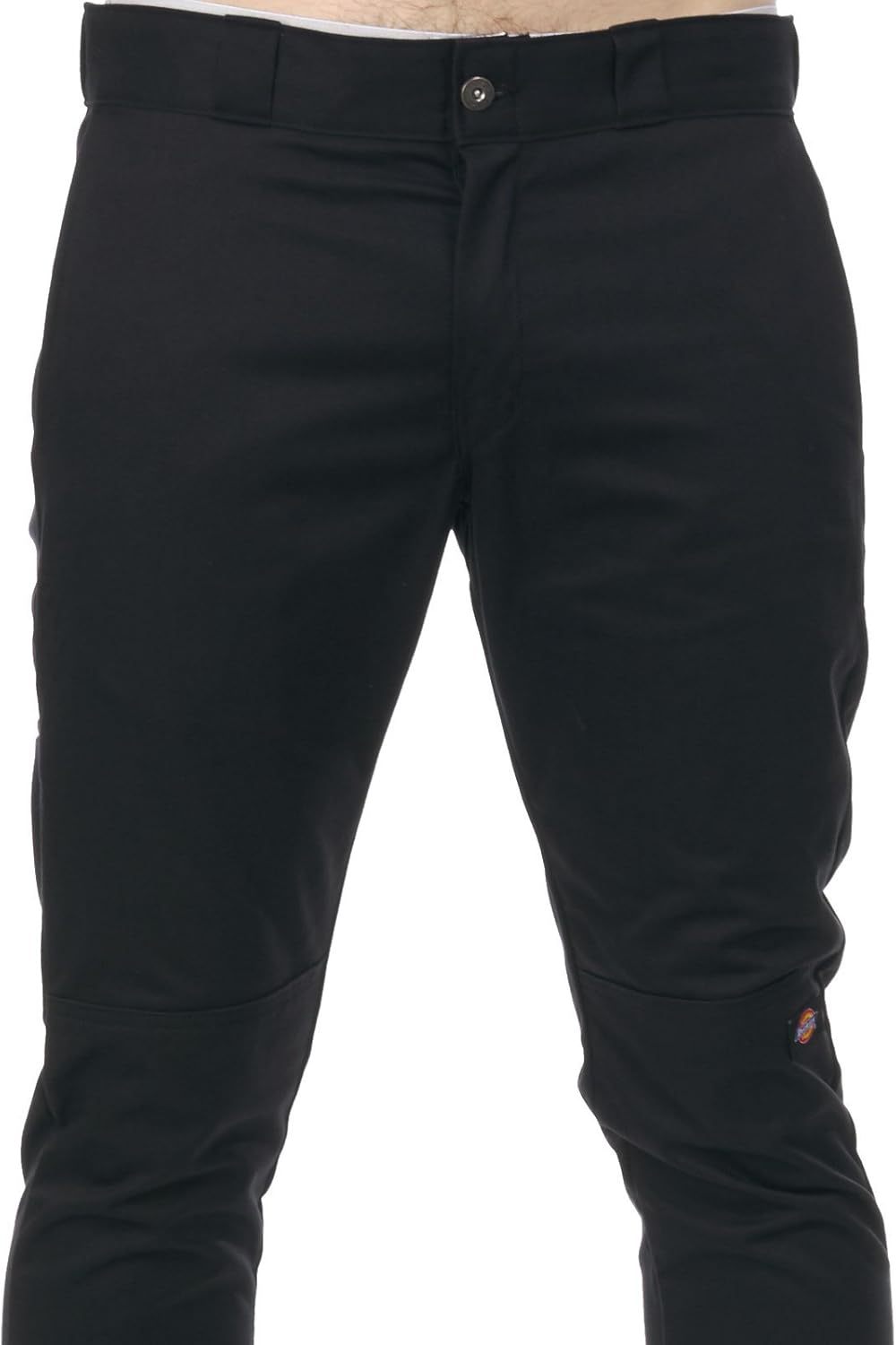 Dickies Men's Skinny Straight Double Knee Work Pants - Durable, Slim Fit, Industrial Uniform & Workwear
