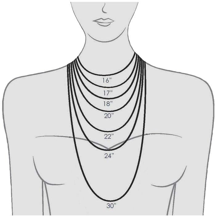 2MM Stainless Steel Necklace - Thin Cable Chain for Women & Men, Silver Chains for Pendant Addition or Alone - 16-30 Inch Available