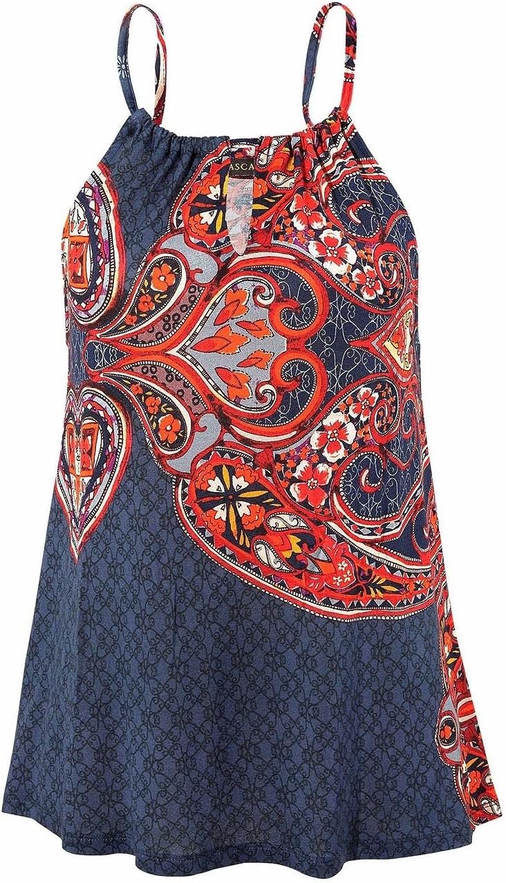 LASCANA Women's Sleeveless Keyhole Detail Top