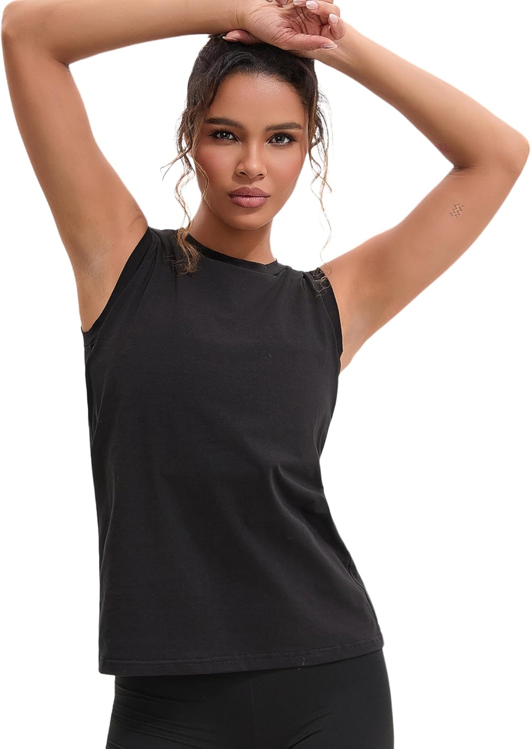 JARAZIN Women Tomboy Transgender FTM Built-in Elastic Band Long Chest Binder Tank Top