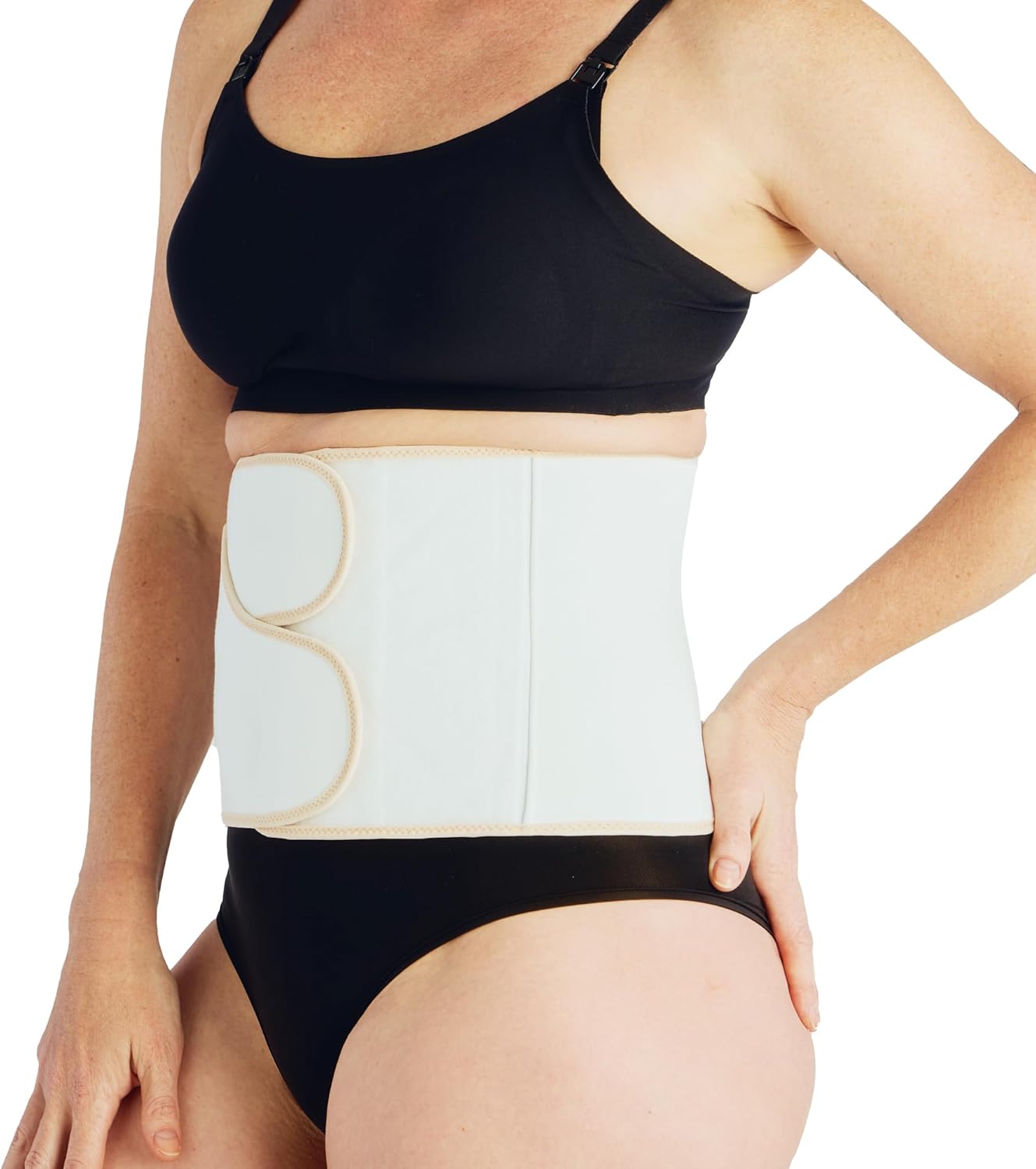 Belly Bandit BFF Postpartum Belly Wrap - Adjustable Abdominal Wrap for Post Pregnancy Recovery - Corset-Inspired Design for Waist, Core, & Back Support for C-Section or Natural Birth