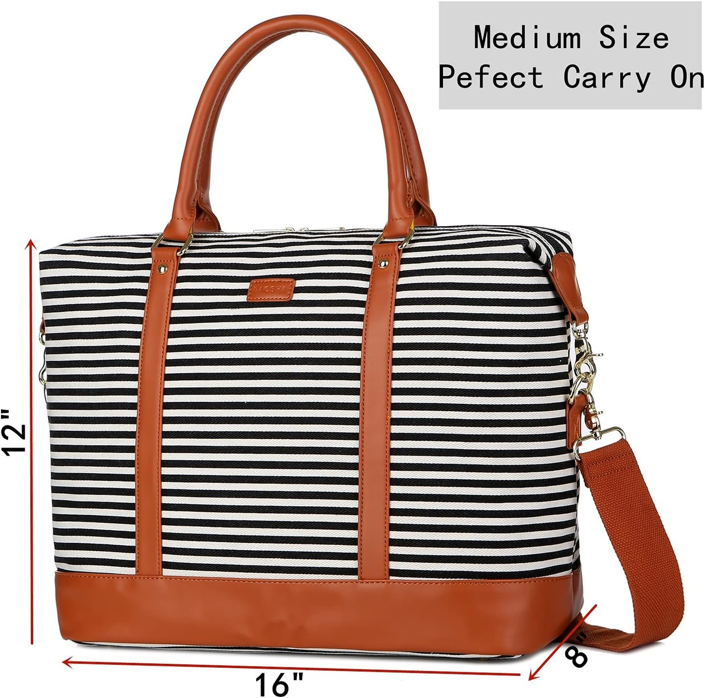 Baosha Women's Modern/Fitted, 16 x 12 x 8 inch