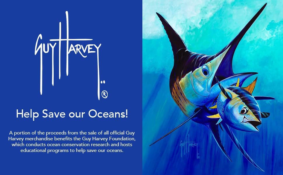 Guy Harvey Men’s Short Sleeve Cotton Graphic T-Shirt