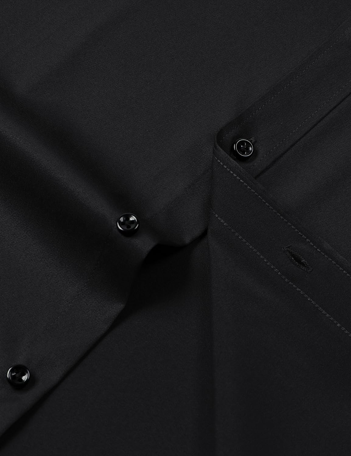 Men's Stretch Wrinkle Free Dress Shirts Formal Wedding Prom Short Sleeve Slim Fit Button Down Shirt