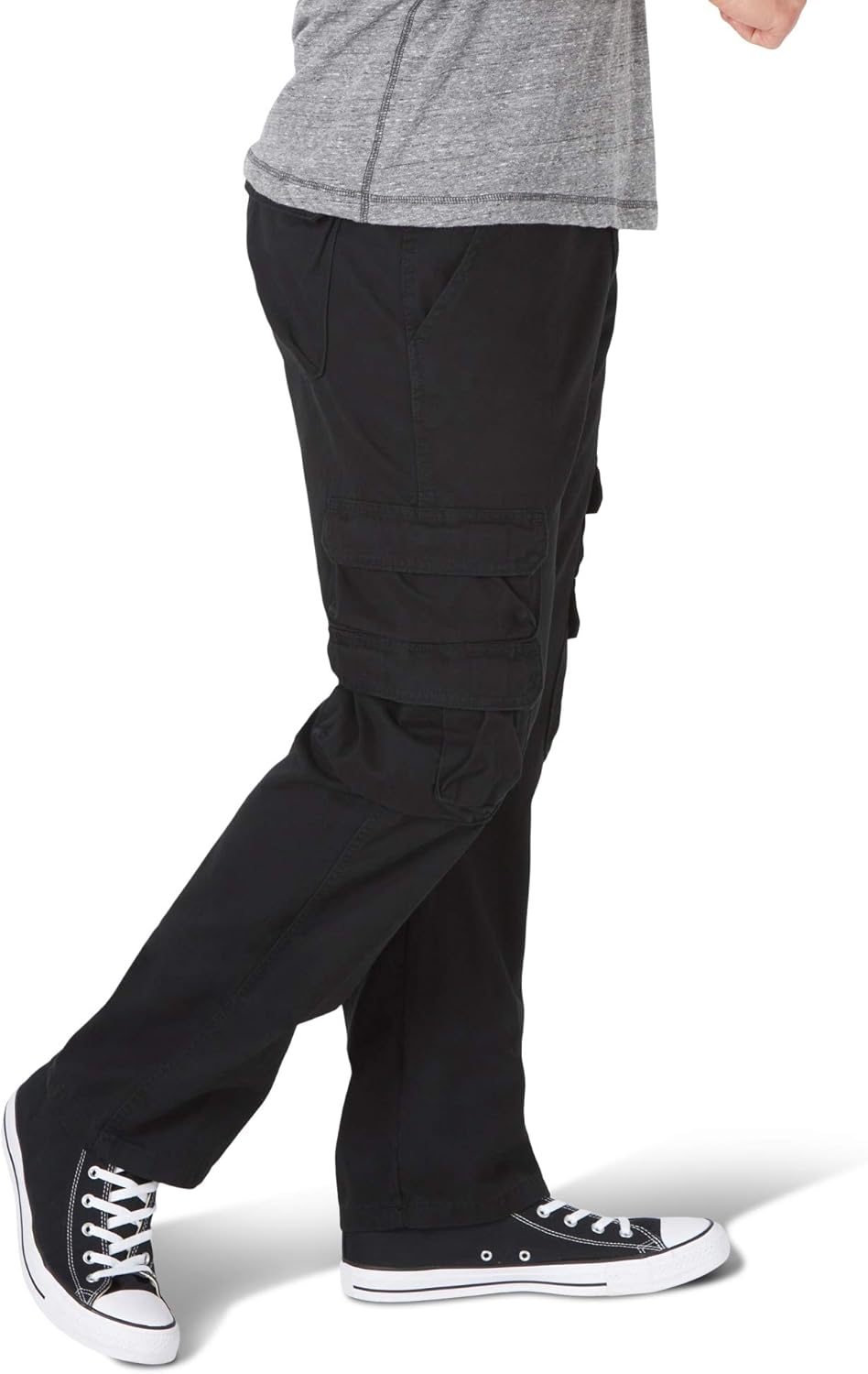 Wrangler Authentics Men's Premium Relaxed Fit Straight Leg Cargo Pant