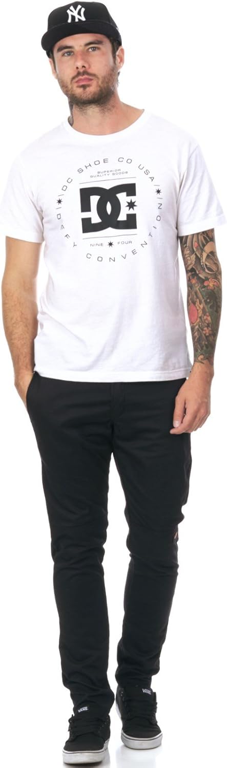 Dickies Men's Skinny Straight Double Knee Work Pants - Durable, Slim Fit, Industrial Uniform & Workwear