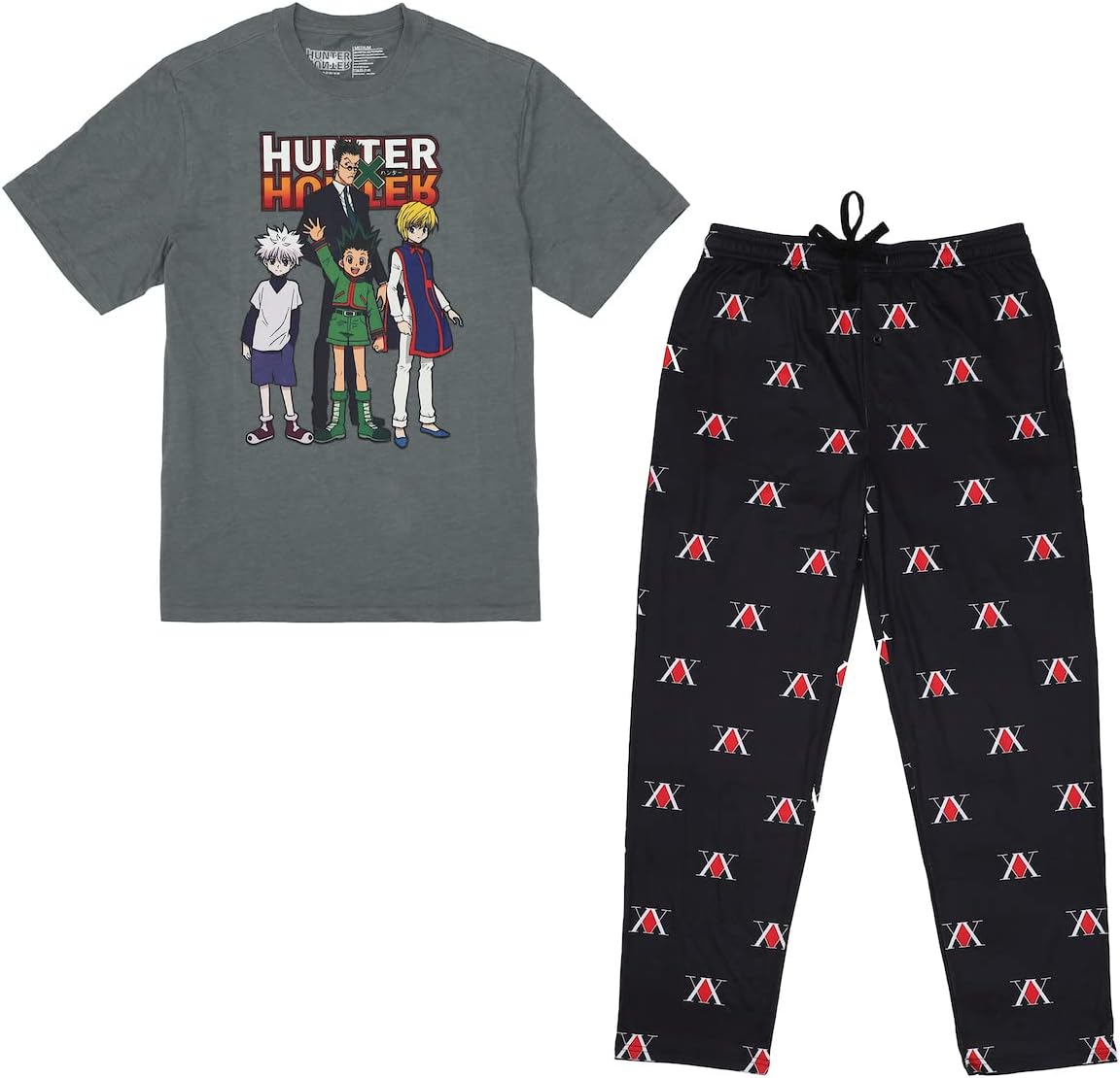 Bioworld Hunter X Hunter Main Characters Men's Sleep Set
