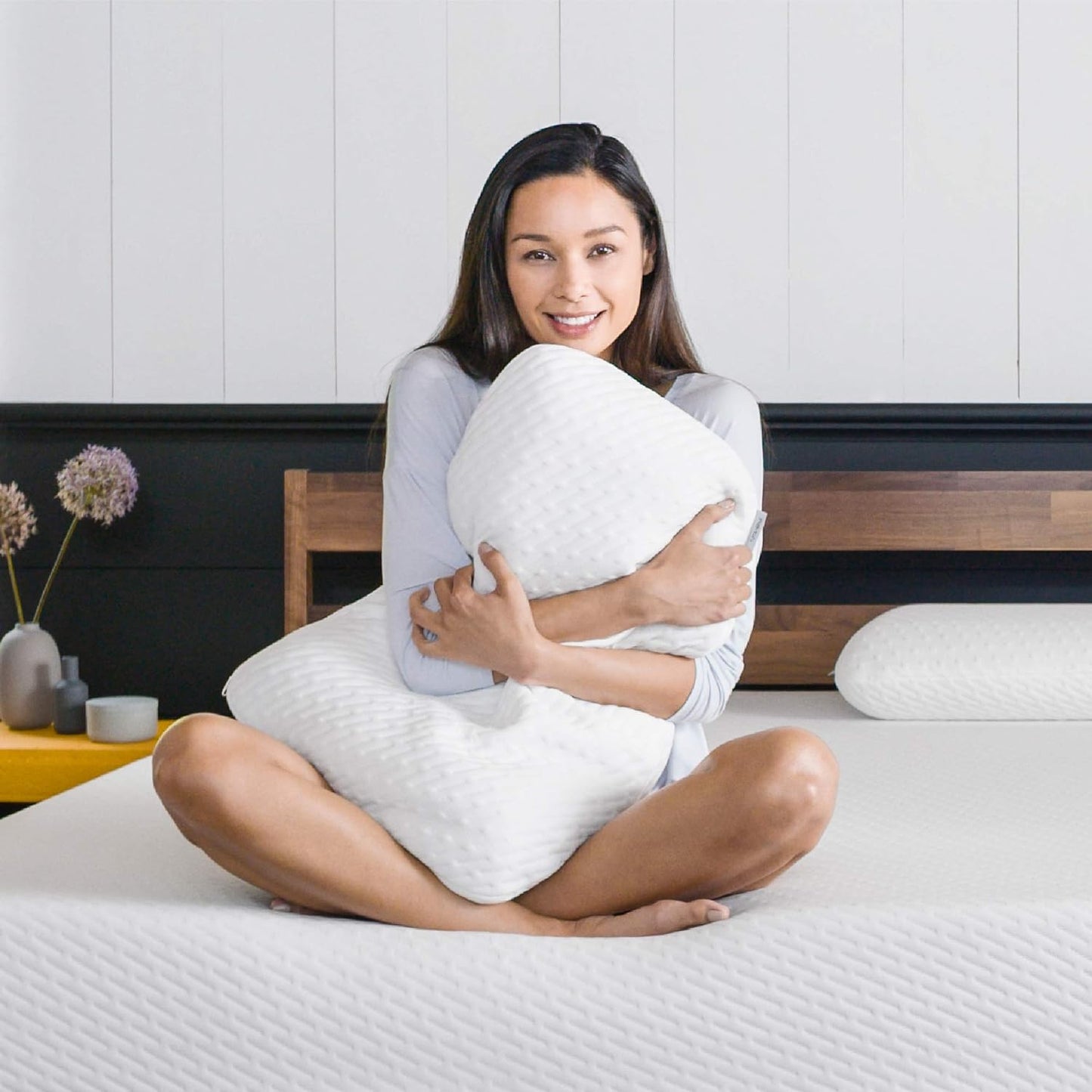 Tuft & Needle Premium Pillow, Standard Size with T&N Adaptive Foam, Sleeps Cooler & More Supportive Than Memory Foam Pillows, CertiPUR-US and Greenguard Gold Certified, 3-Year True Warranty,White