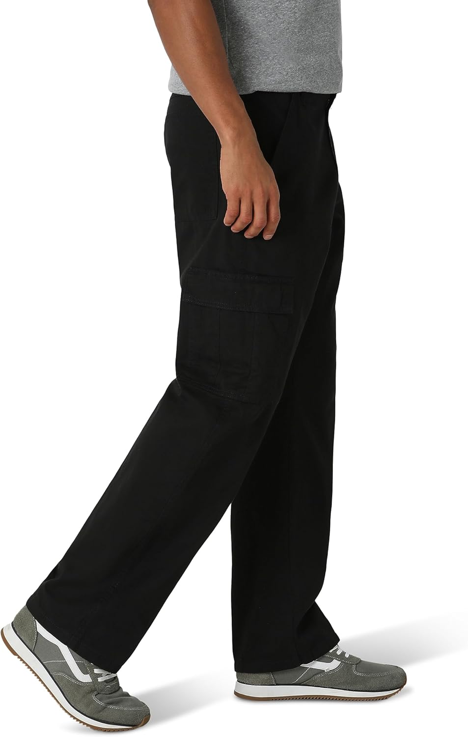 Wrangler Authentics Men's Twill Relaxed Fit Cargo Pant (Logan)