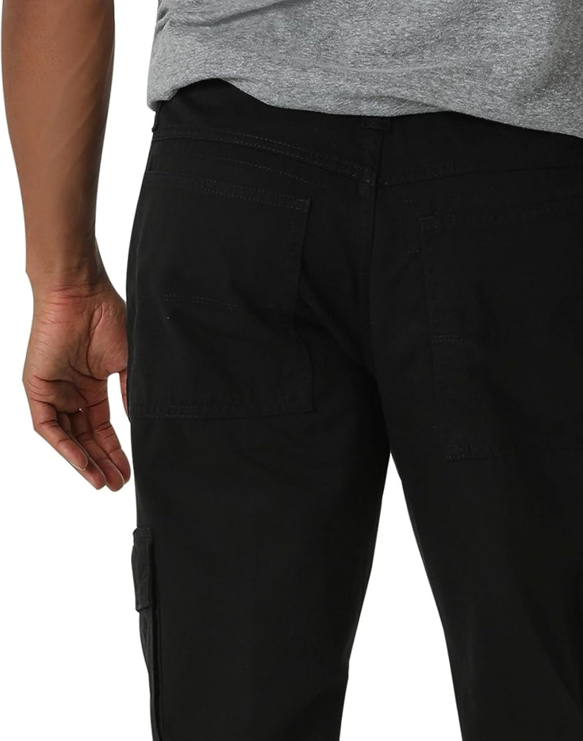 Wrangler Authentics Men's Twill Relaxed Fit Cargo Pant (Logan)