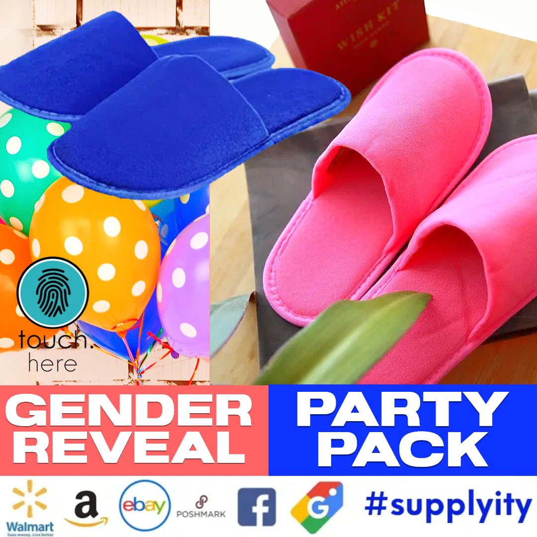 Chochili Fabric Packed Non-Woven Disposable Hotel Slippers for Travel Airbnb Spa Wedding Guests Adult Men Women Size 10-11, White