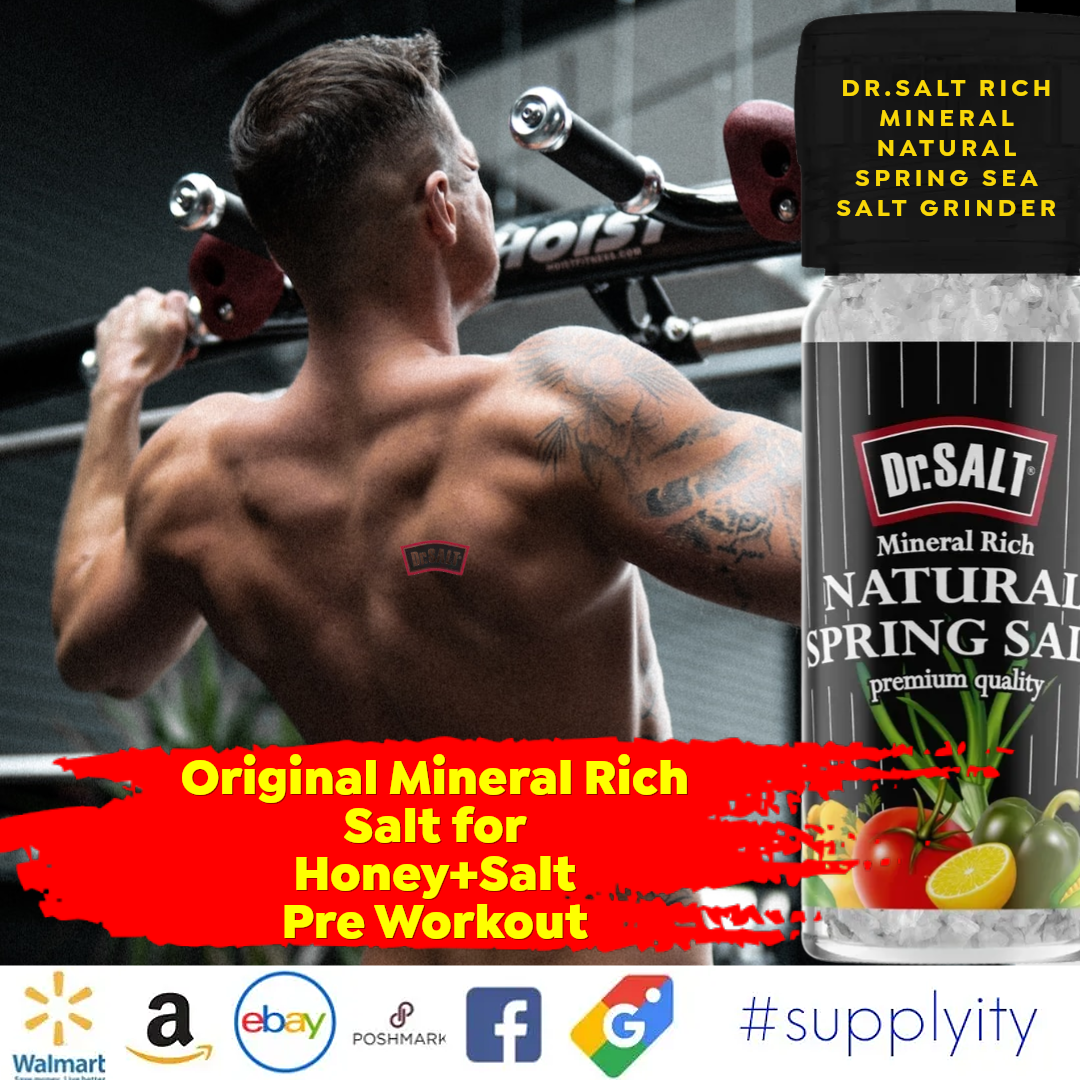 Dr.Salt Rich Mineral Doğal Kaynak Deniz Tuzu Değirmeni Küçük 4 oz