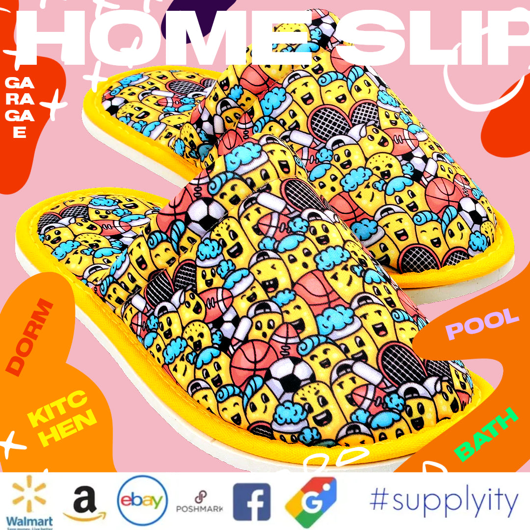 Chochili Bayan Mor Donut Ev Terliği Mor Sarı Hafif Sessiz Yürüyüş Boyu 7 - 8